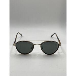 SESTINI Women's Brown Tortoise Aviator Uno Stainless Steel Sunglasses OS